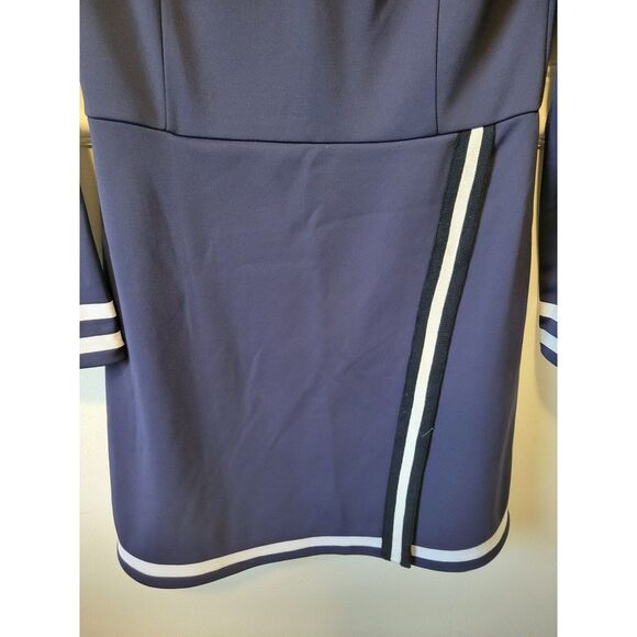 New womens sz xs vineyard vines navy blue performance long sleeve sport dress - Picture 3 of 5